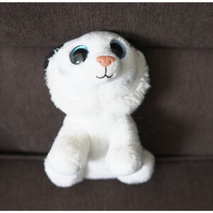 Ty Original Beanies Baby Tundra White Tiger Black Stripes Plush Toy VelveTy 2021